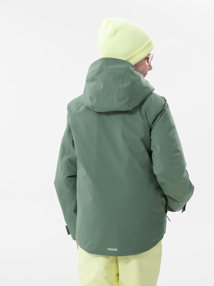 Dětská hřejivá a nepromokavá bunda Decathlon Zelená - Image 3 of 9