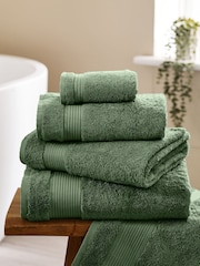 Green Ivy Egyptian Cotton Towel - Image 1 of 5