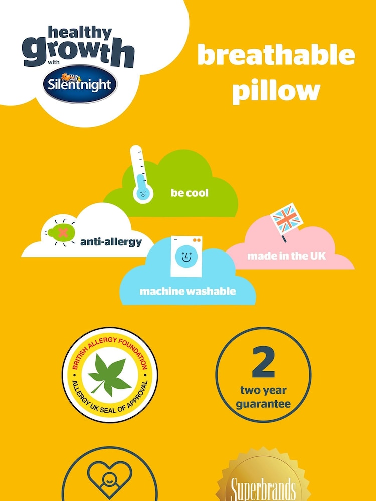 Silentnight Healthy Growth Breathable Pillow - Image 8 of 8