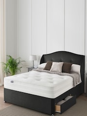 Silentnight Black 1400 Mirapocket Mattress and 2 Drawer Divan Base Bed Set - Image 1 of 2