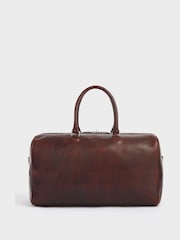 OSPREY LONDON The Carter Leather Weekend Holdall Bag - Image 2 of 5