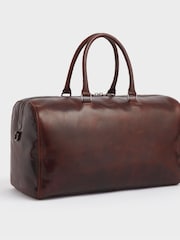OSPREY LONDON The Carter Leather Weekend Holdall Bag - Image 3 of 5