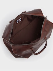 OSPREY LONDON The Carter Leather Weekend Holdall Bag - Image 4 of 5
