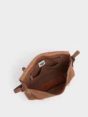 OSPREY LONDON Chocolate Brown The Large Clayton Leather Satchel Bag - Image 5 of 6