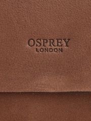 OSPREY LONDON Chocolate Brown The Large Clayton Leather Satchel Bag - Image 6 of 6