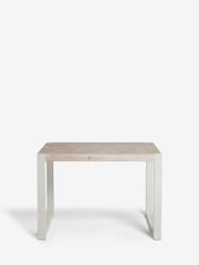 White Jefferson Solid Wood Pine 4 Seater Bar Dining Table - Image 3 of 7