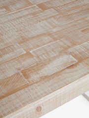 White Jefferson Solid Wood Pine 4 Seater Bar Dining Table - Image 7 of 7