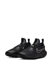 Nike Black/Silver Flex Runner Youth Trainers - Image 5 of 10