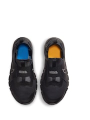 Nike Black/Silver Flex Runner Youth Trainers - Image 8 of 10