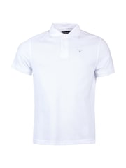 Barbour® White 100% Cotton Sports Polo Shirt - Image 6 of 8