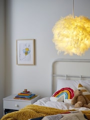 glow Yellow Feather 40cm Shade - Image 1 of 5