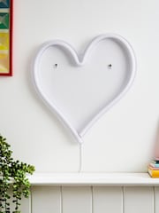glow Pink Neon Heart Wall Light - Image 2 of 5