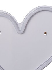 glow Pink Neon Heart Wall Light - Image 5 of 5