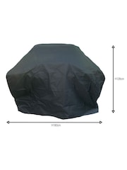 Charles Bentley Black Garden Premium Waterproof Burner BBQ Cover - Image 2 of 3