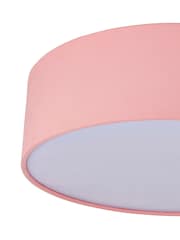 glow Pink Plain Diffused Flush Ceiling Light Pendant - Image 5 of 5