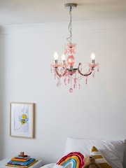 glow Pink Marie Terese 3 Light Ceiling Light - Image 1 of 5