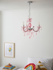 glow Pink Marie Terese 3 Light Ceiling Light - Image 2 of 5