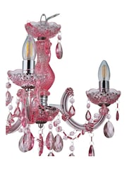 glow Pink Marie Terese 3 Light Ceiling Light - Image 5 of 5