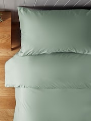 Silentnight Sage Green Sage Green Supersoft Duvet Cover and Pillowcase Set - Image 4 of 5