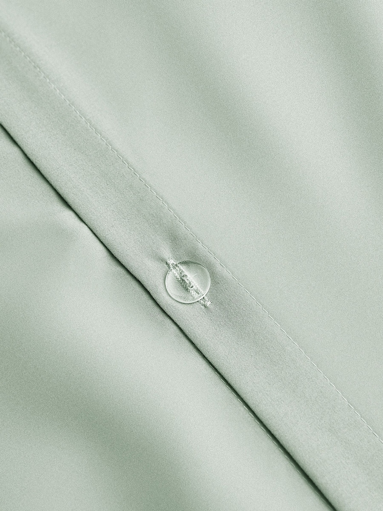 Silentnight Sage Green Sage Green Supersoft Duvet Cover and Pillowcase Set - Image 5 of 5