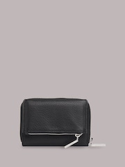 Whistles Black Bibi Zip Purse - Image 1 of 4