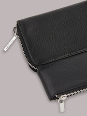 Whistles Black Bibi Zip Purse - Image 3 of 4