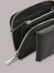 Whistles Black Bibi Zip Purse - Image 4 of 4