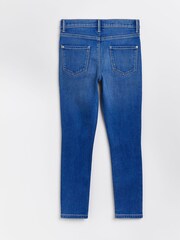 River Island Blue Girls Ripped Skinny Jeans - Image 2 of 3