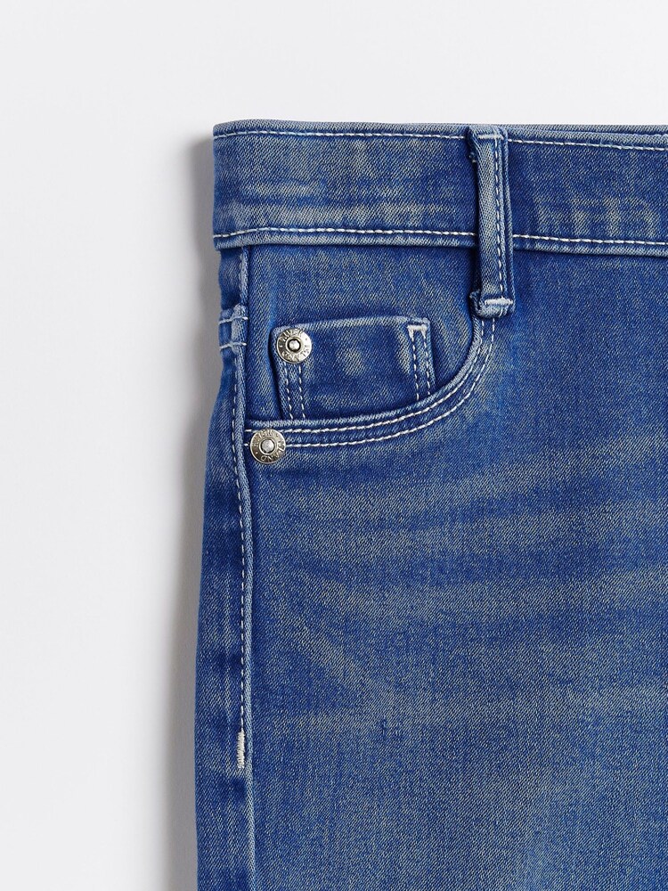 River Island Blue Girls Ripped Skinny Jeans - Image 3 of 3