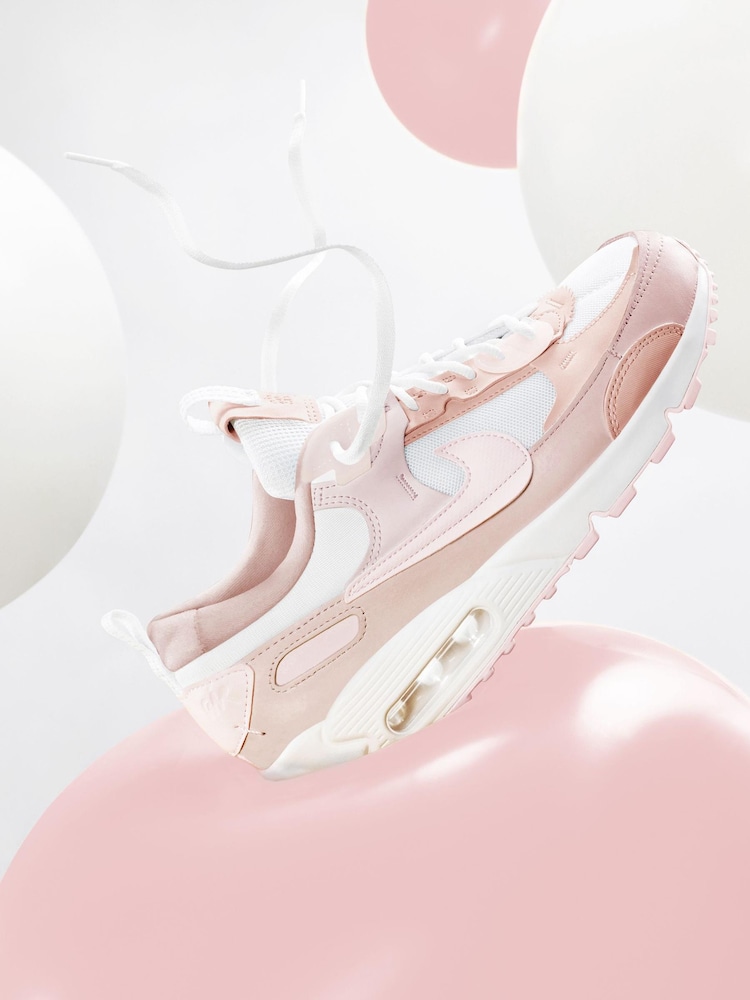 Nike Pink Air Max 90 Futura Trainers - Image 1 of 14