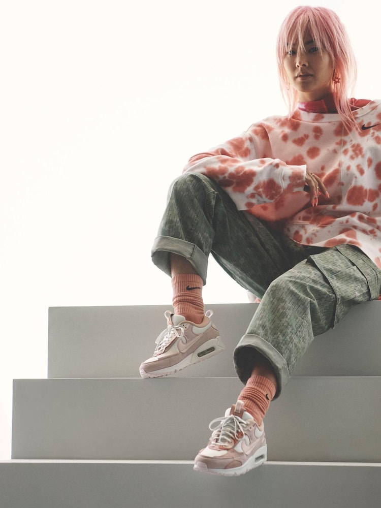 Nike Pink Air Max 90 Futura Trainers - Image 14 of 14