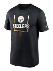 Nike Black Fanatics NFL Pittsburgh Steelers Nike Legend Goal Post T-Shirt - Image 1 of 3