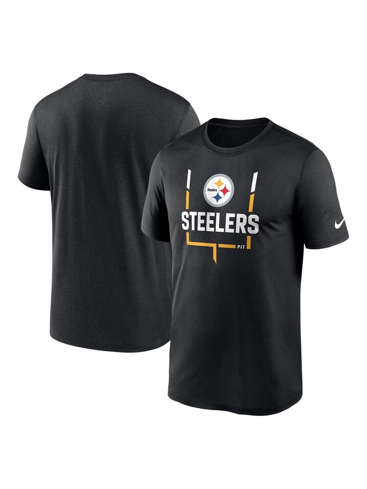 Nike Black Fanatics NFL Pittsburgh Steelers Nike Legend Goal Post T-Shirt - Image 3 of 3