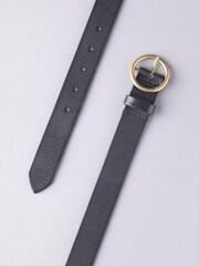 Lakeland Leather Black Buckle Leather Belt - Image 3 of 3