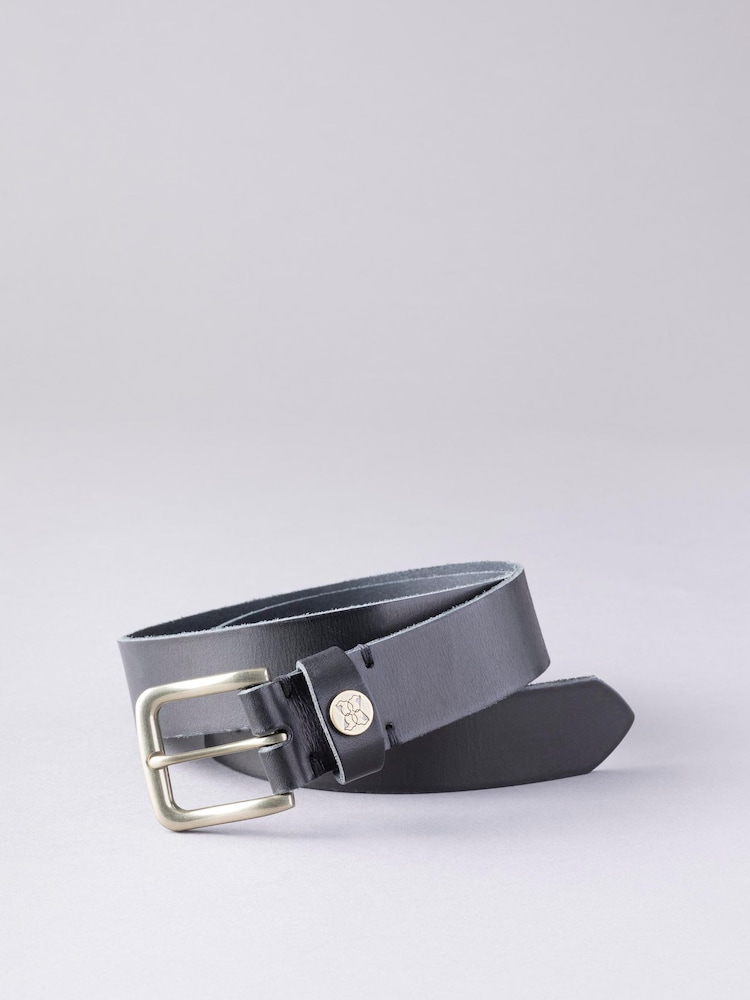 Lakeland Leather Black Icon Leather Belt - Image 1 of 3