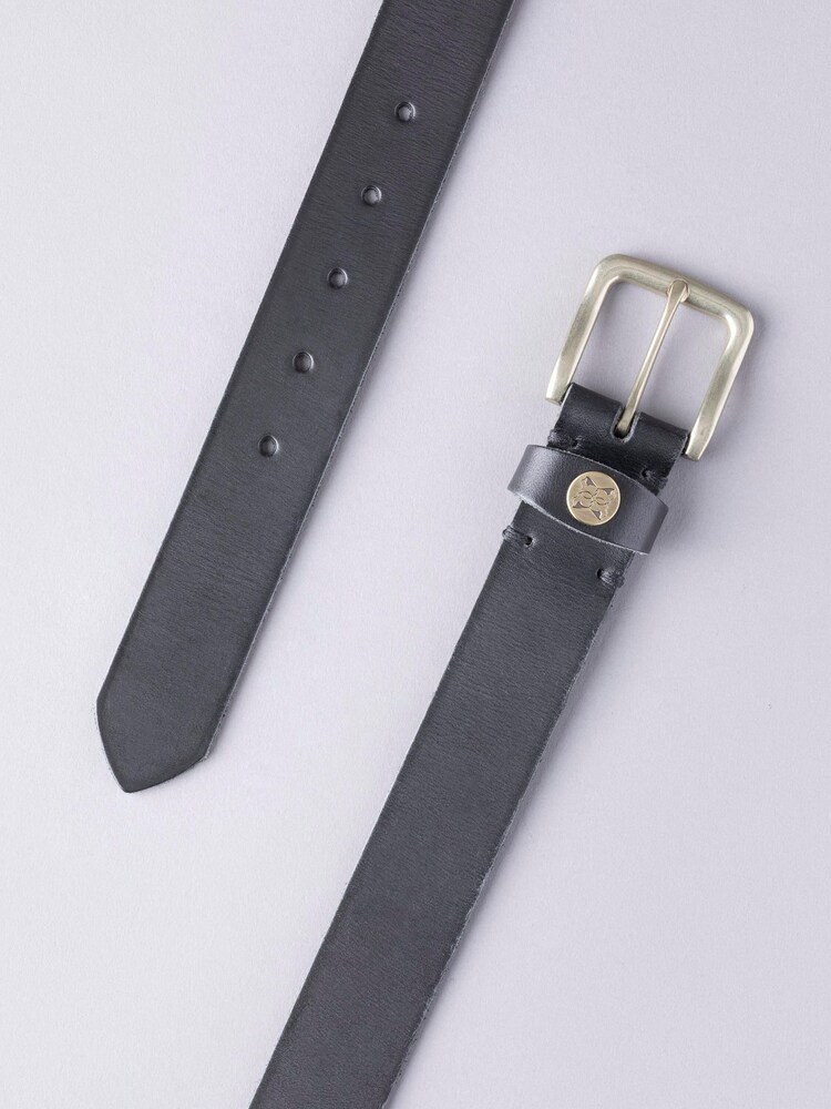 Lakeland Leather Black Icon Leather Belt - Image 3 of 3