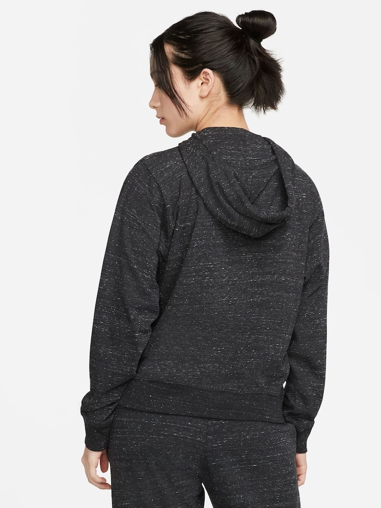 Nike Black Gym Vintage Full Zip Hoodie - Image 2 of 5