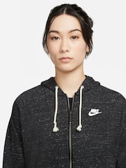 Nike Black Gym Vintage Full Zip Hoodie - Image 4 of 5