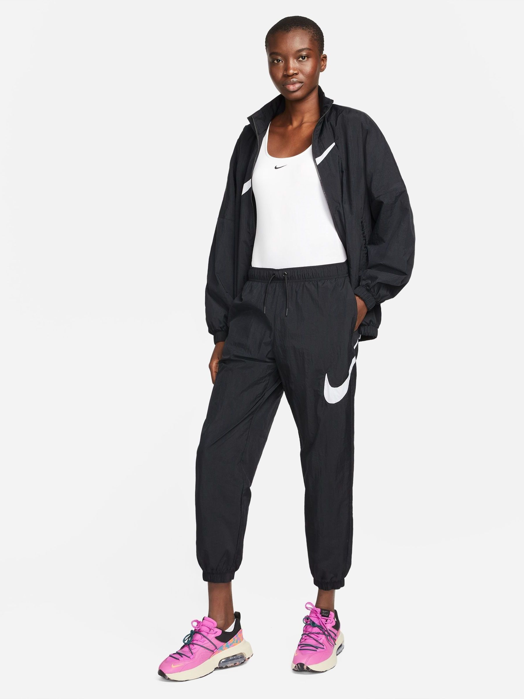 Buy Nike Black Club Woven Joggers from Next Luxembourg