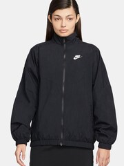 Nike Black Club Woven Jacket - Image 1 of 8