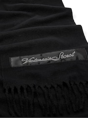 Victoria's Secret Black Cosy Blanket Scarf - Image 2 of 2