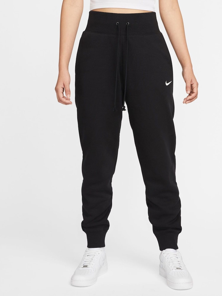 Nike Black Standard Mini Swoosh Joggers - Image 1 of 4