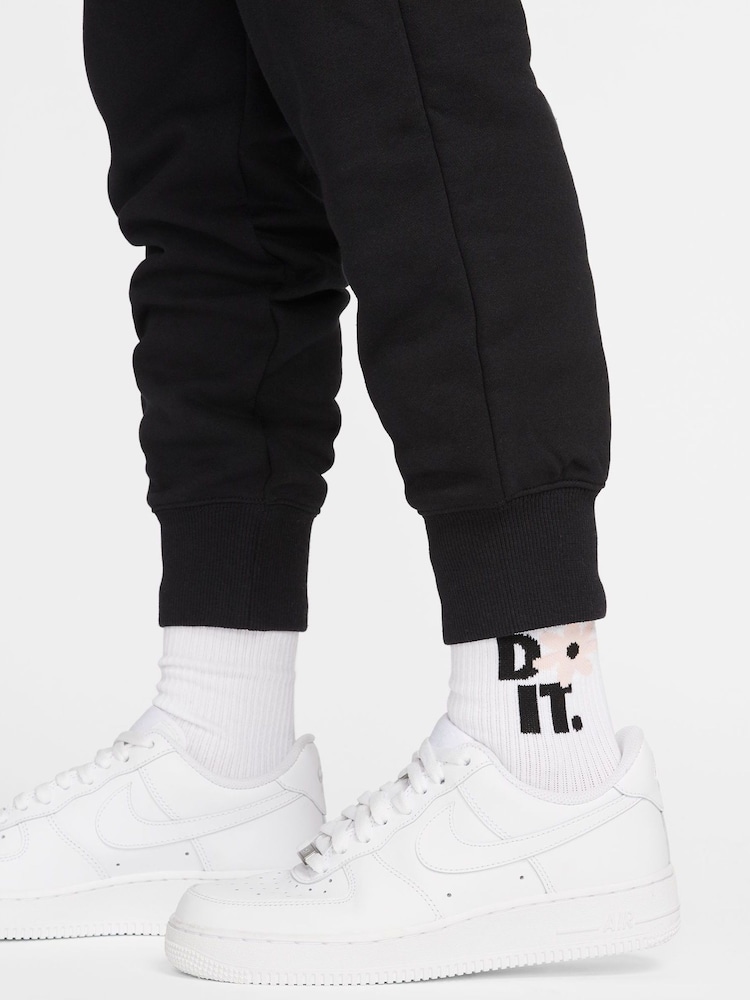 Nike Black Standard Mini Swoosh Joggers - Image 4 of 4