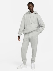 Nike Dark Grey Heather Standard Mini Swoosh Joggers - Image 3 of 5