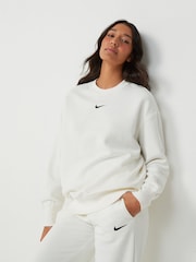 Nike Sail Oversized Mini Swoosh Sweatshirt - Image 1 of 4