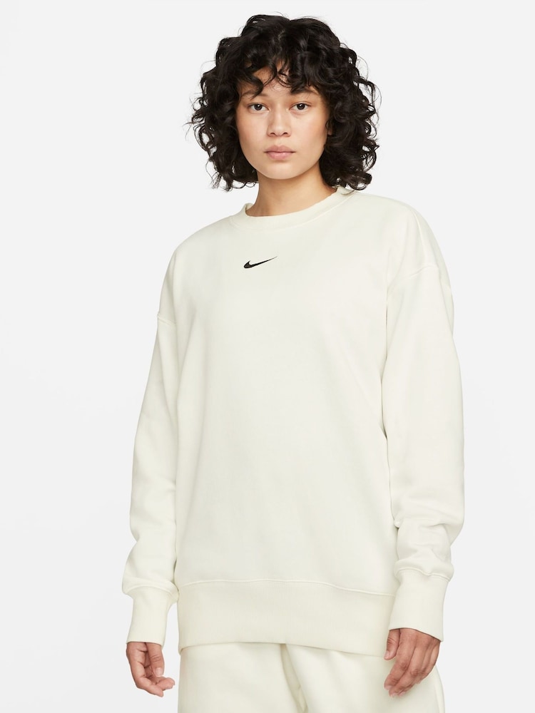 Nike Sail Oversized Mini Swoosh Sweatshirt - Image 1 of 4