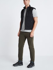 Khaki Green Slim Fit Shower Resistant Duratrek Walking Trousers - Image 2 of 8
