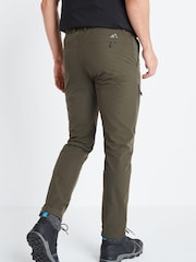 Khaki Green Slim Fit Shower Resistant Duratrek Walking Trousers - Image 3 of 8