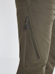 Khaki Green Slim Fit Shower Resistant Duratrek Walking Trousers - Image 7 of 8