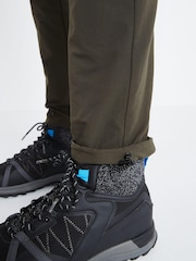 Khaki Green Slim Fit Shower Resistant Duratrek Walking Trousers - Image 8 of 8